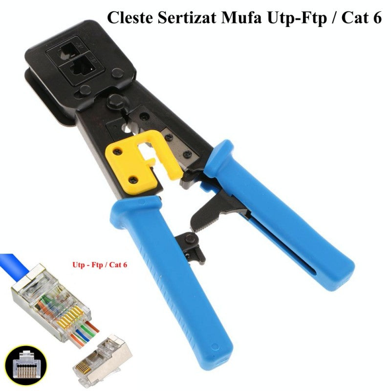 Professional Crimping Tool for UTP-FTP / CAT 6 Connectors