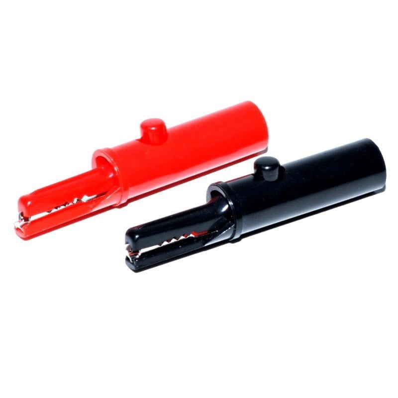51MM Alligator Clips with Button, 2 Pcs/Set