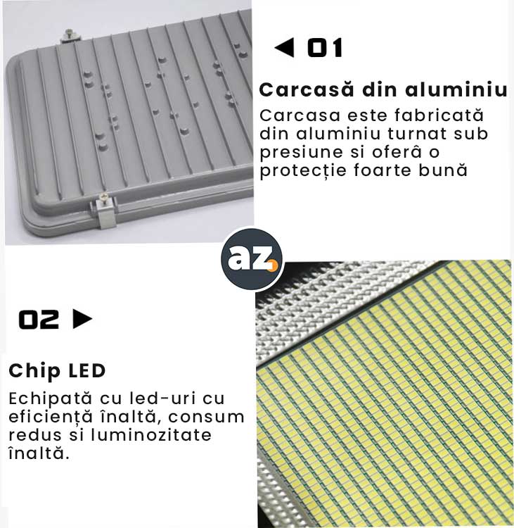 300W LED Solar Lamp, Remote Control and Accessories included - Neutral White, ElectroAZ