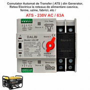 Automatic Transfer Switch Generator / Mains - ATS 2P - 230V AC / 63A