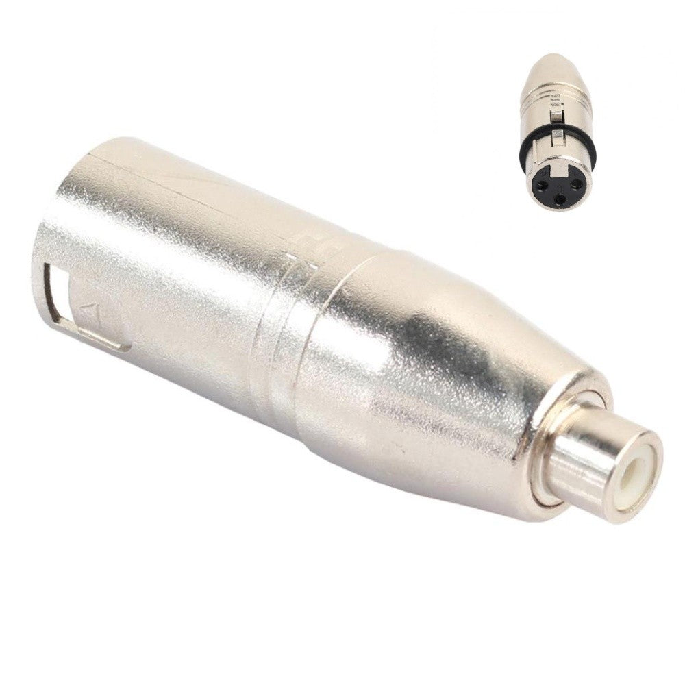 XLR Female to RCA Female Audio Connector