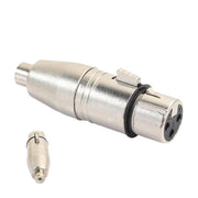 XLR Female to RCA Female Audio Connector