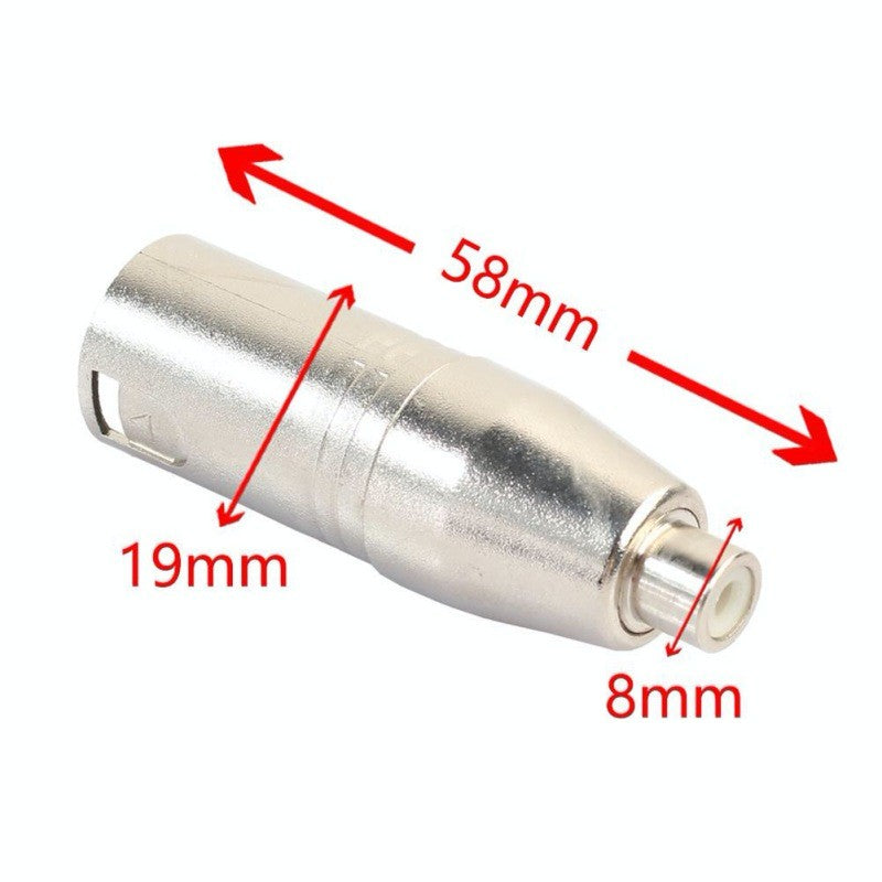XLR Male to RCA Female Audio Adapter