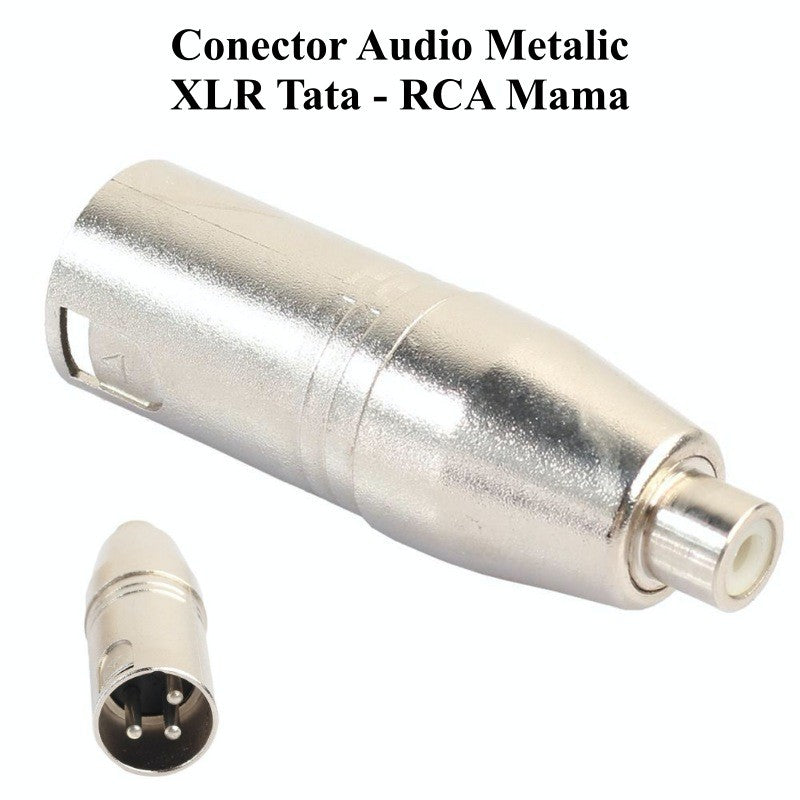 XLR Male to RCA Female Audio Adapter