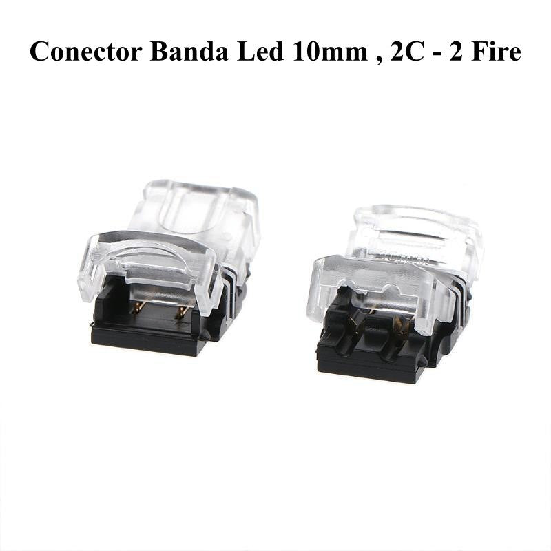 LED Strip Connector 10mm, 2 Pin, 2 Wire