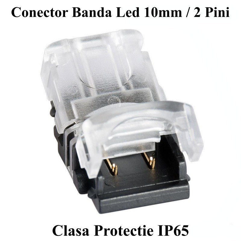 LED Strip Connector 10mm, 2 Pin, 2 Wire