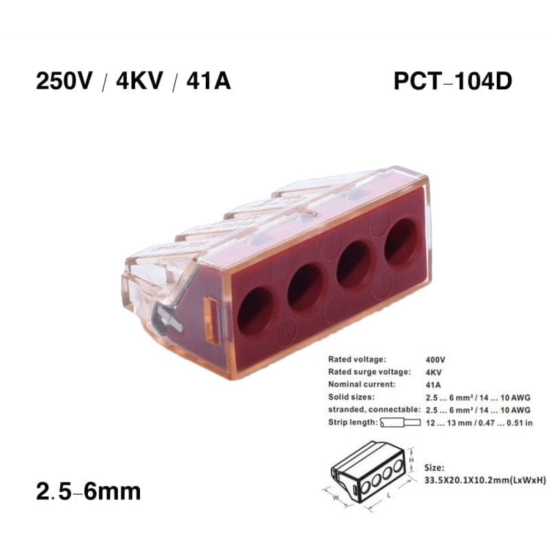 Quick Junction Box Connector 4-Pole