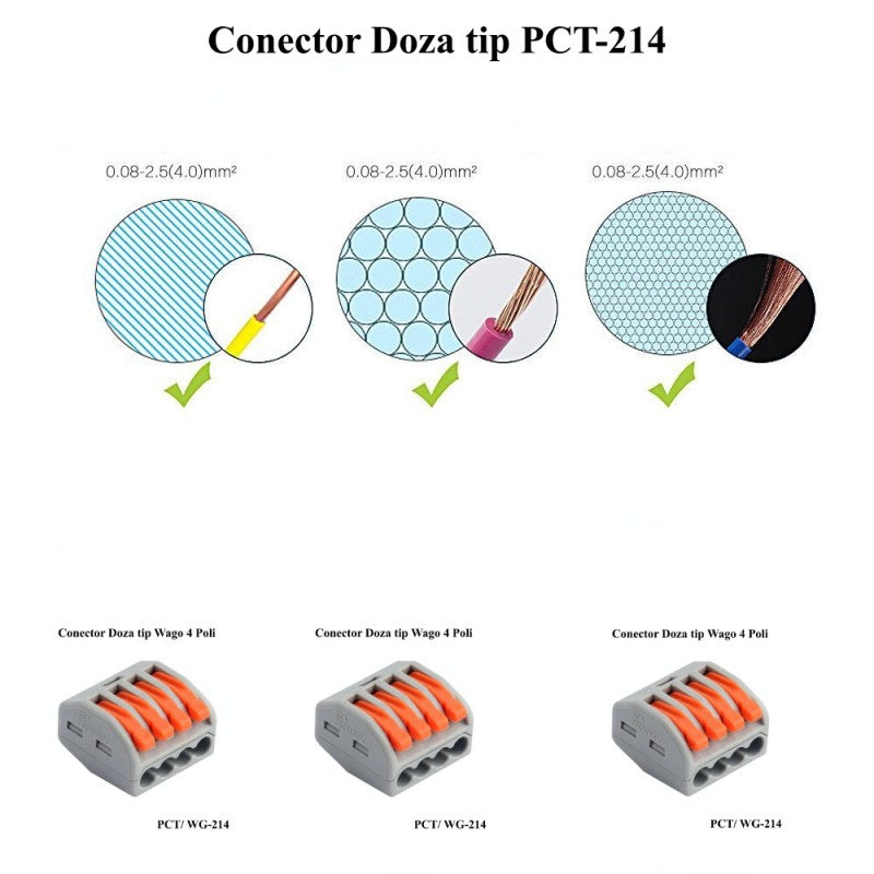 Junction Box Connector 4-Pole, ElectroAZ