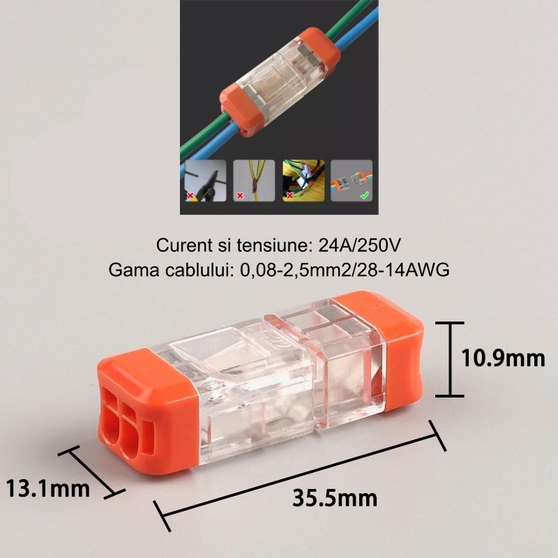 LT-22 Quick Connector for Cable Splicing 250V-4KV
