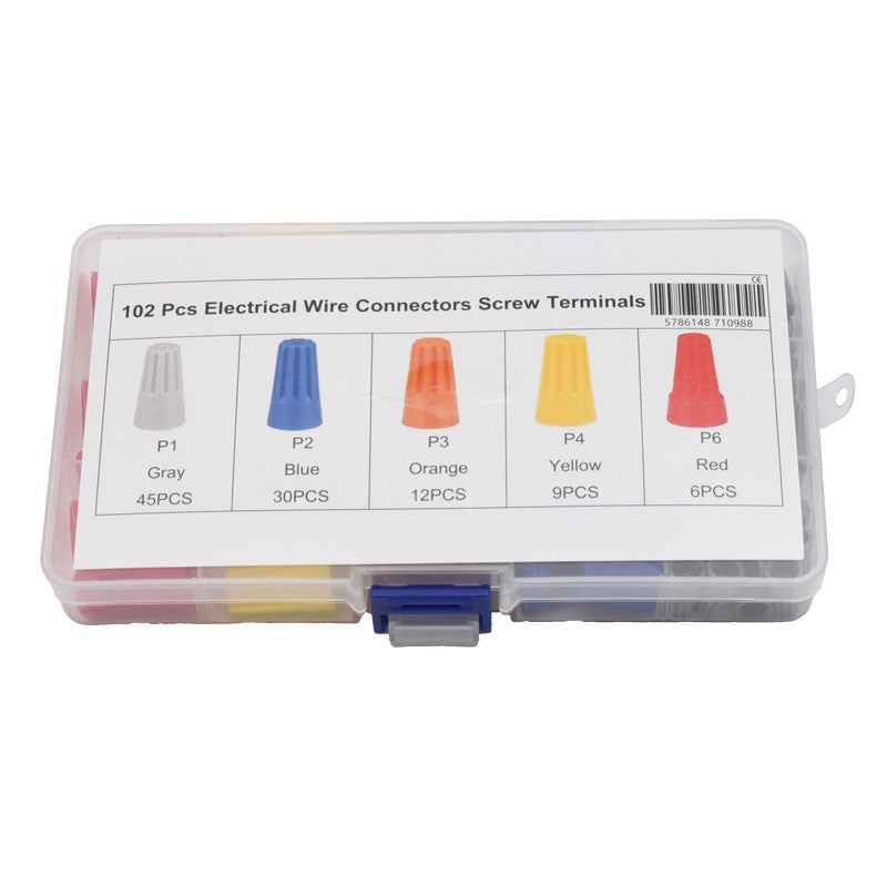 Quick Screw Terminal Wire Connector, 102 pcs / Set