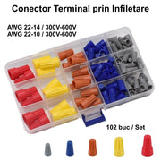 Quick Screw Terminal Wire Connector, 102 pcs / Set