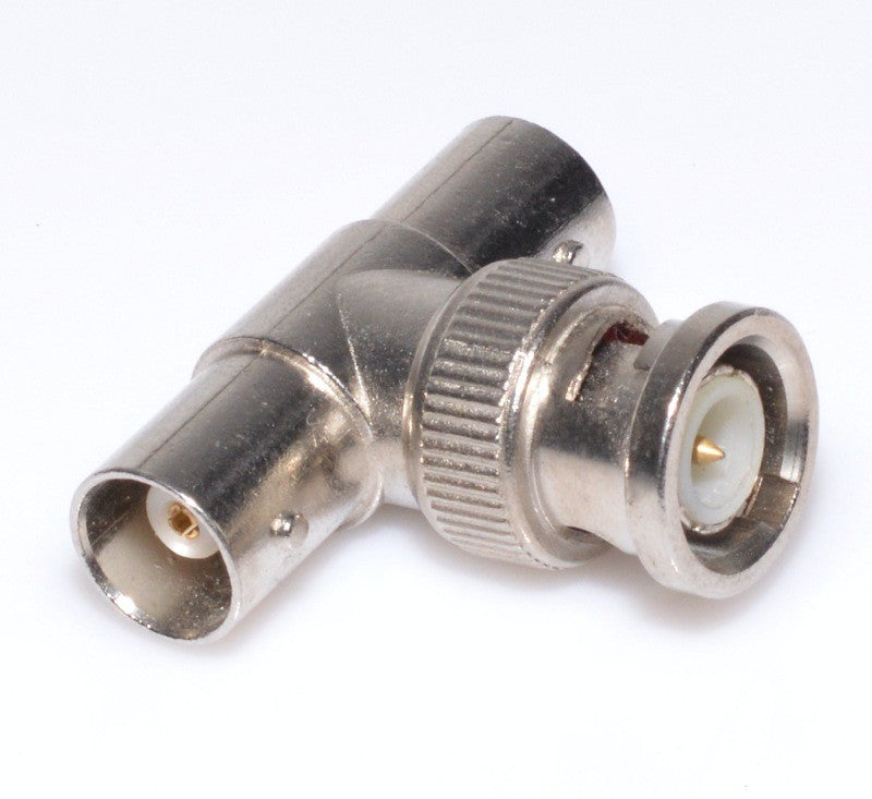 BNC Tee Connector 1 Male-2 Female