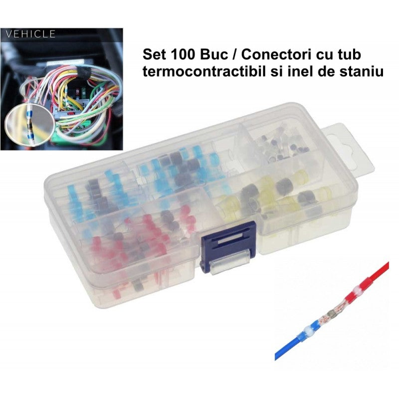 Ring Terminal Solder Connectors 100Pcs/Set