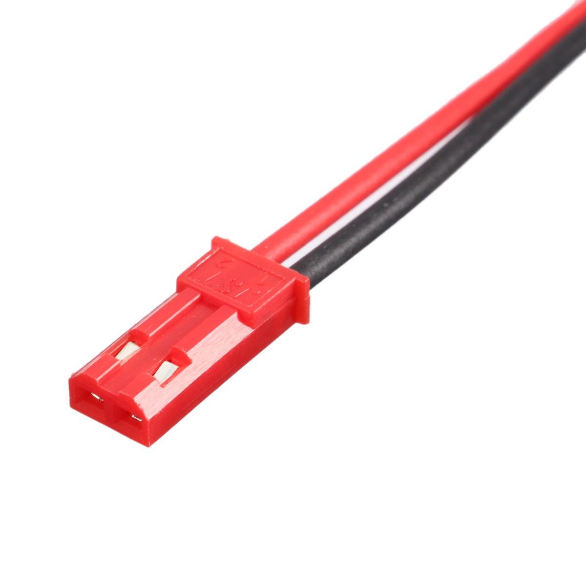 Set of 10 Pairs of JST 2-Wire Connectors, AWG-22/Female-Male