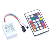 RGB LED Strip Controller + 24-Key Remote 3-Wire