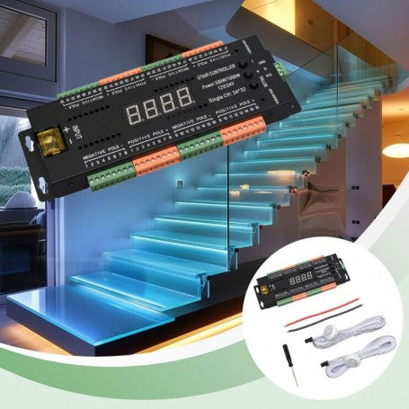 Smart Light Controller for Indoor Stairs / 32 Channels - STC002
