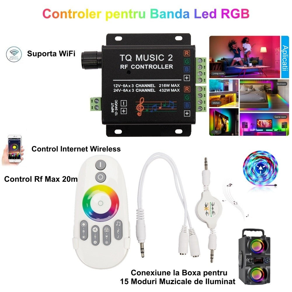 RGB LED Controller - TQ Music 2 RF + Wifi