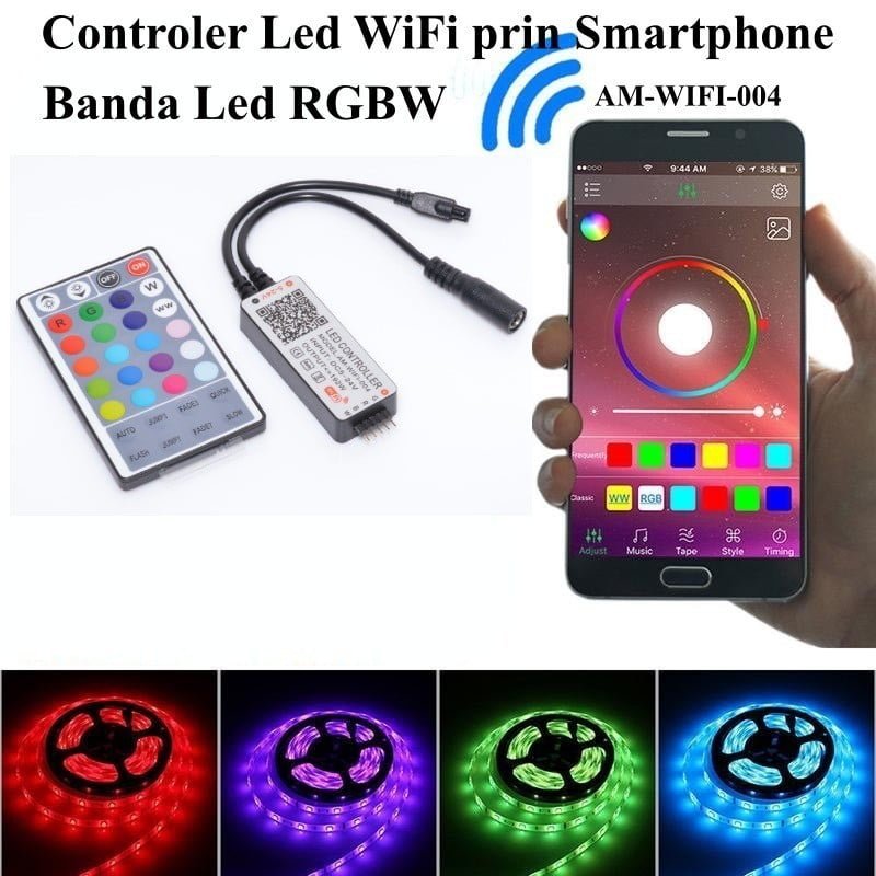 RGBW LED Controller WiFi Connectivity