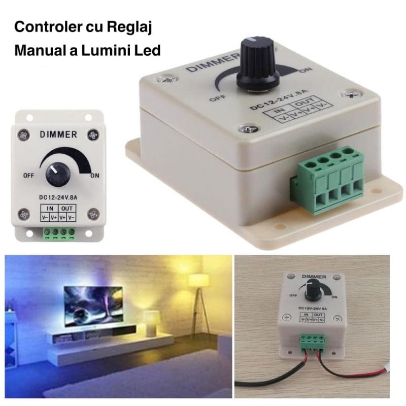 Monochrome LED Controller, 8A, Manual