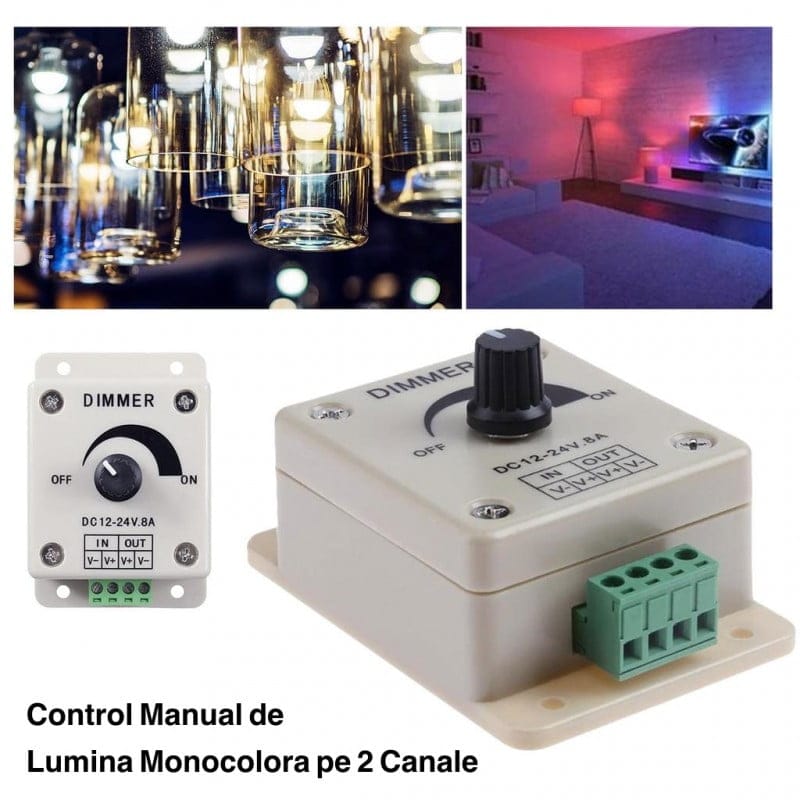 Monochrome LED Controller, 8A, Manual