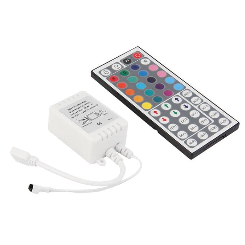 RGB LED Controller, 44-Key Remote