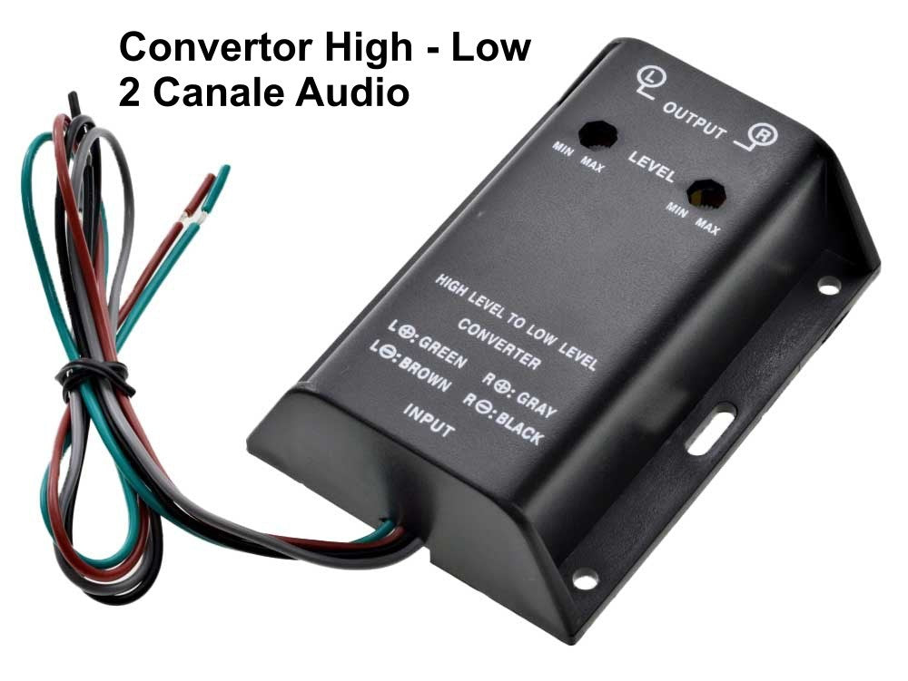 High-Low Converter, 2 Audio Channels