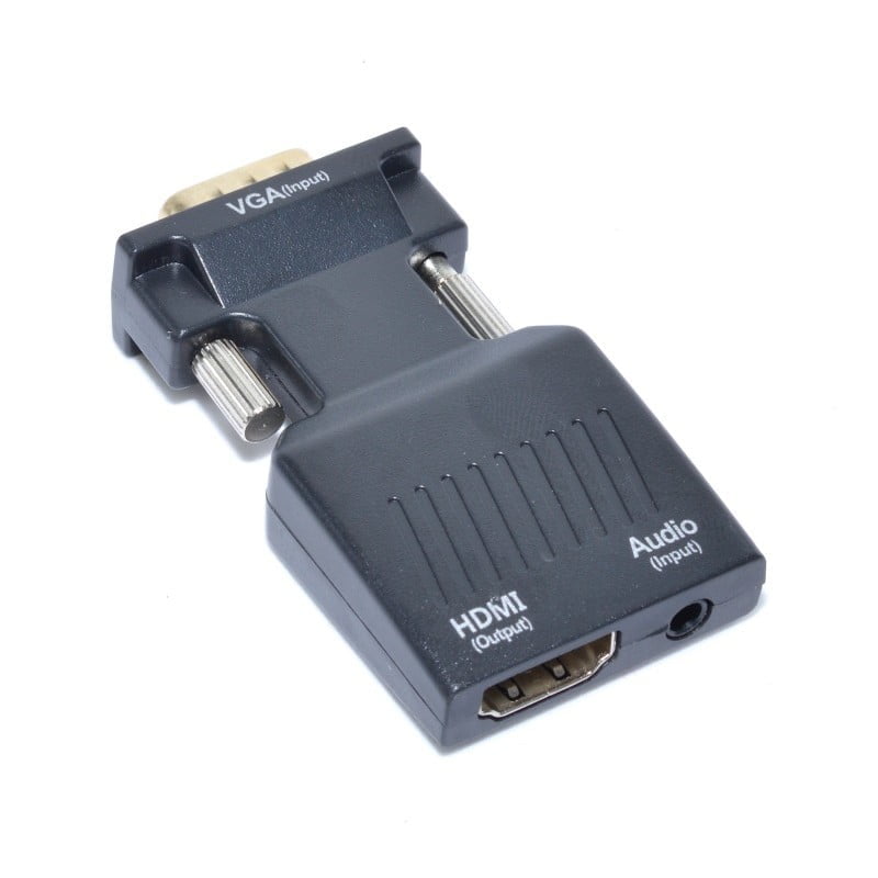 VGA to HDMI Video Converter + Audio, HDTV, 1080P