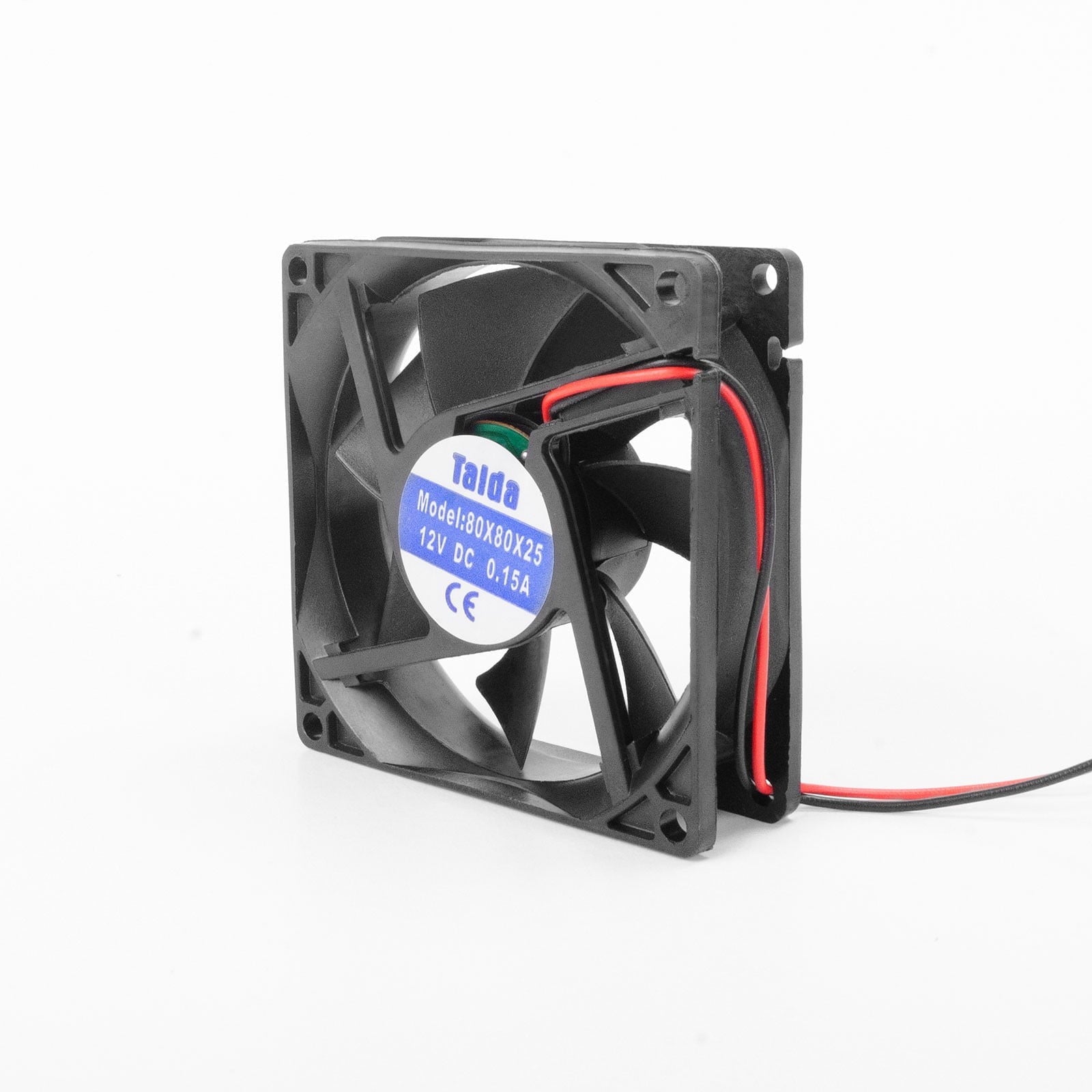 Square Fan 12V, 80x80x25 mm, Cooler Type, 1.8W