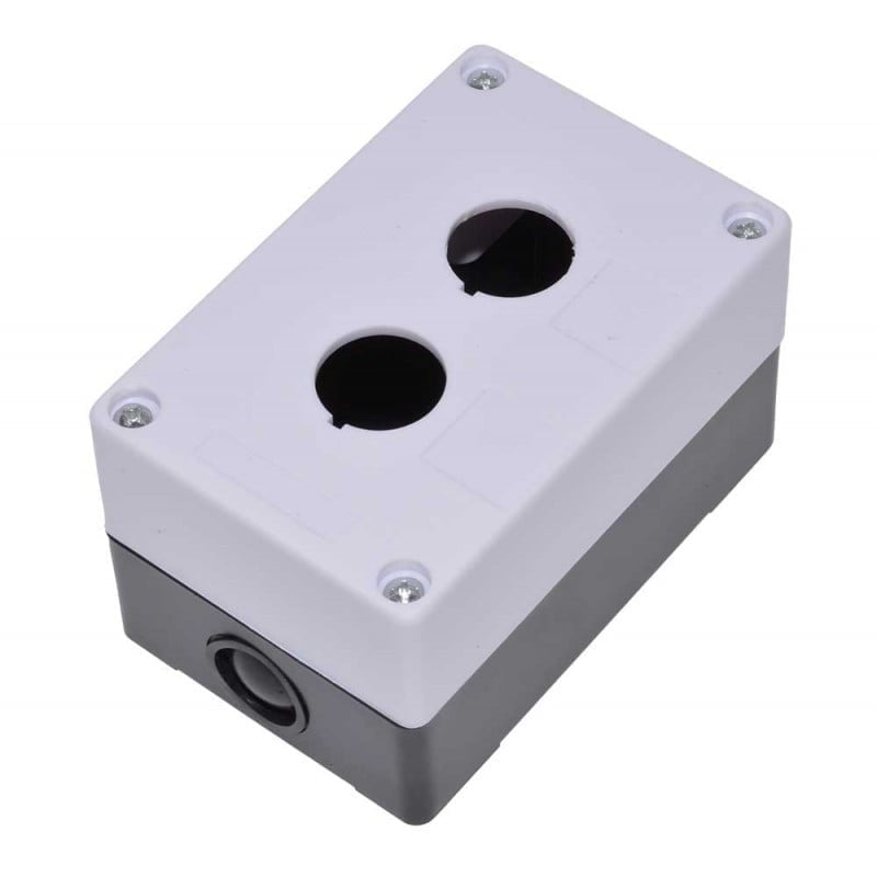 Push Button Box ON/OFF 2 x 22mm IP54