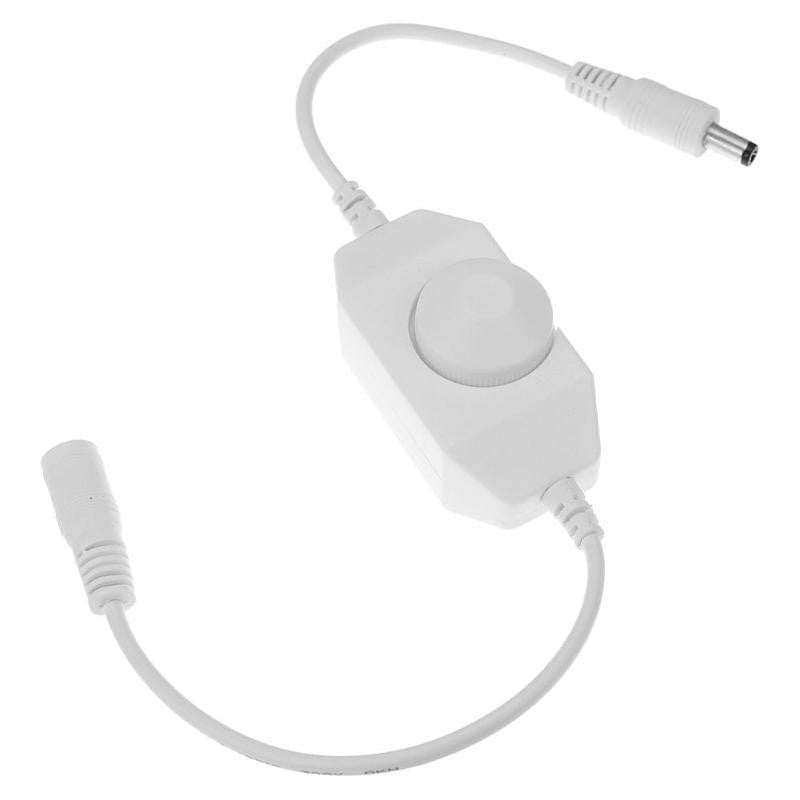 Dimmer Switch White, DC 2.1mm Jack