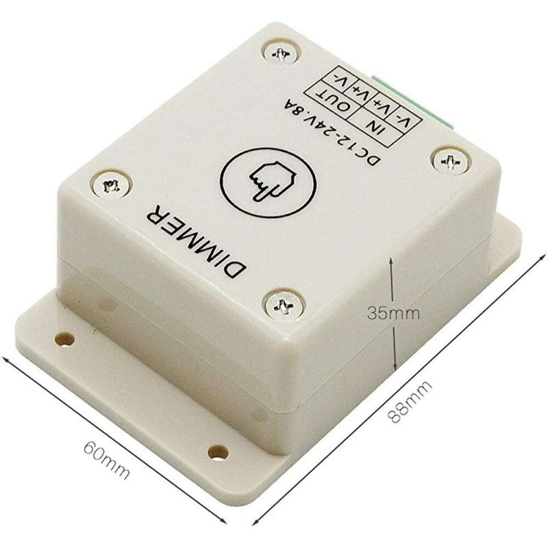 Single-Color LED Touch Dimmer 12V/24V-8A