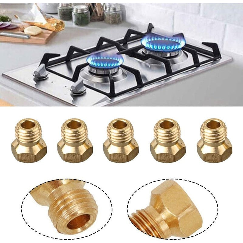 Gas Cooker Jets, M6 Fine Thread - Ø 0.4 mm, 50 pcs/set