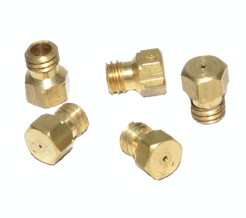 Gas Jet Nozzles, M8 Thread - Ø 1.20 mm, 50 pcs/set