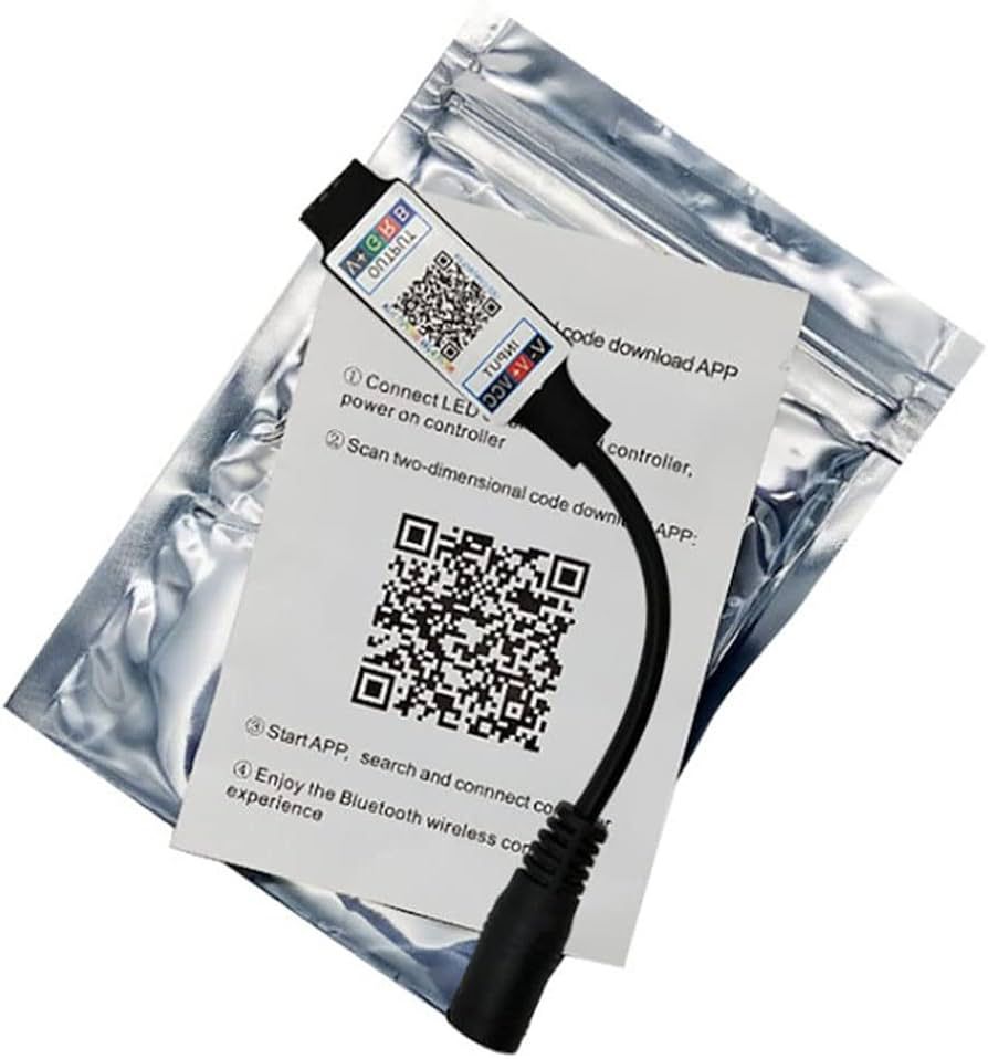 Mini RGB LED Controller with Bluetooth QR