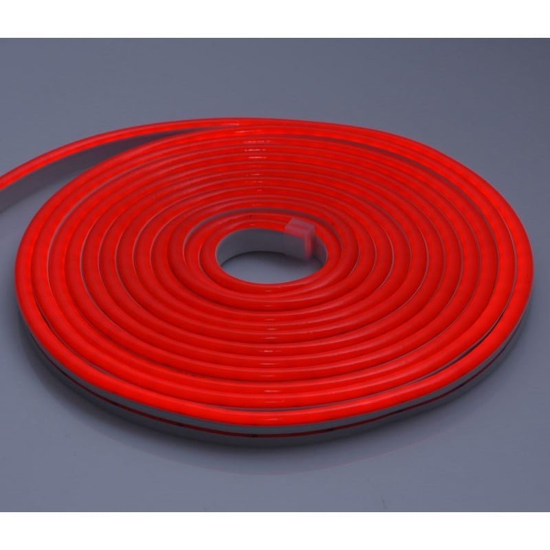 LED Neon Strip, 12V, Flexible, 5m, Red