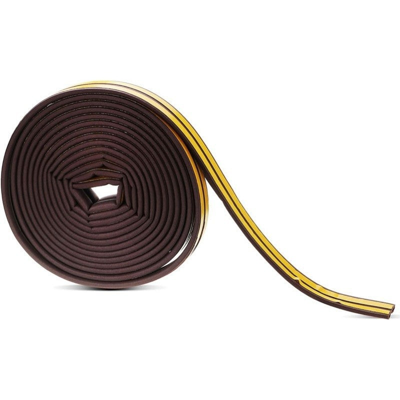 Brown Self-Adhesive Seal Strip - Windows / Doors - 10m/Roll