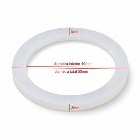 Silicone gasket for electric boiler heating element 1¼” (Ø40 mm), flange seal