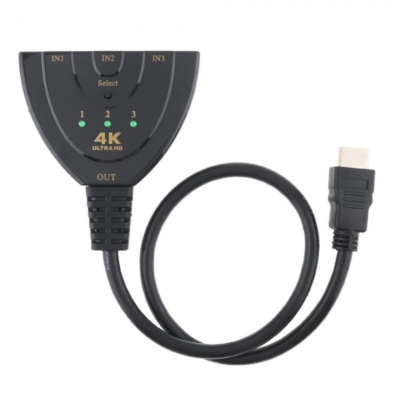 HDMI Switcher 3 IN 1, 4K / 30 cm