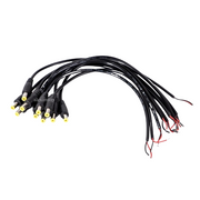 DC Power Plug 2.1/5.5mm Male with 100cm Cable