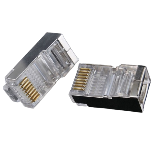 Metal RJ45 UTP Plug 100 Pcs/Set