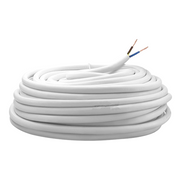 Stranded Electrical Cable, MYYM, White, 2x1.5mm, 100m Roll