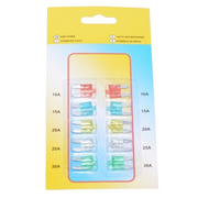Set of 10 Automotive Mini Fuse with LED