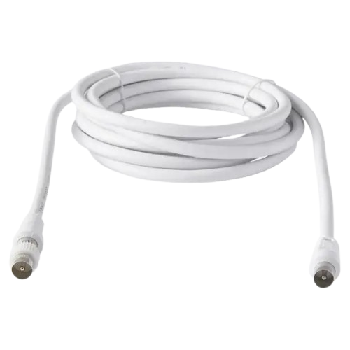 RG6 TV Cable with Copper-Clad Alloy Plug, 3M