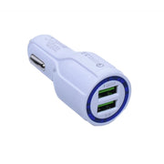 Car Charger 2 X USB 3.0 / D-15, White