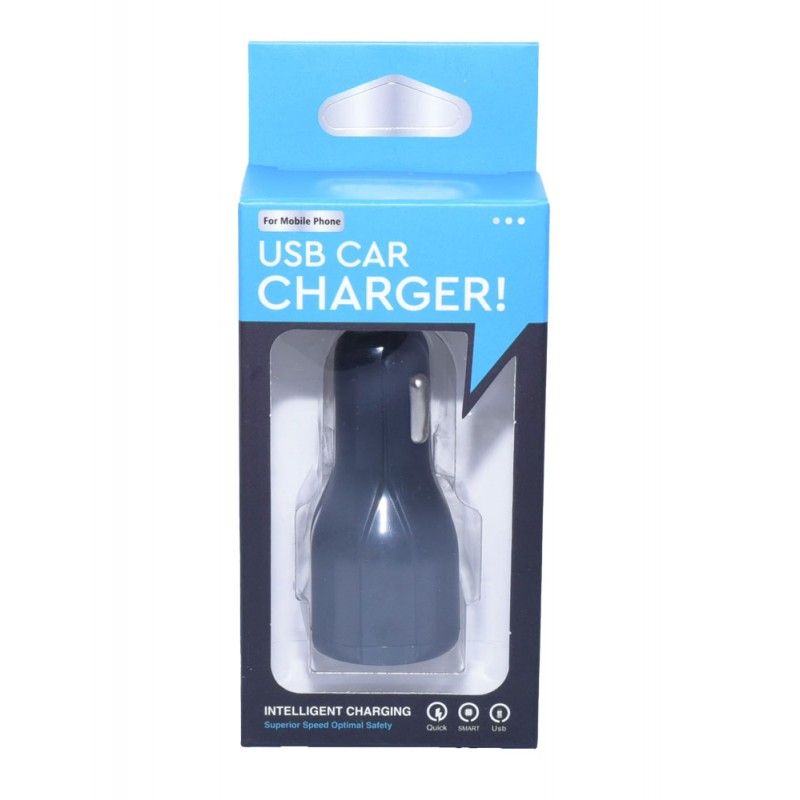 Car Charger 2 X USB 3.0 / D-15, Black