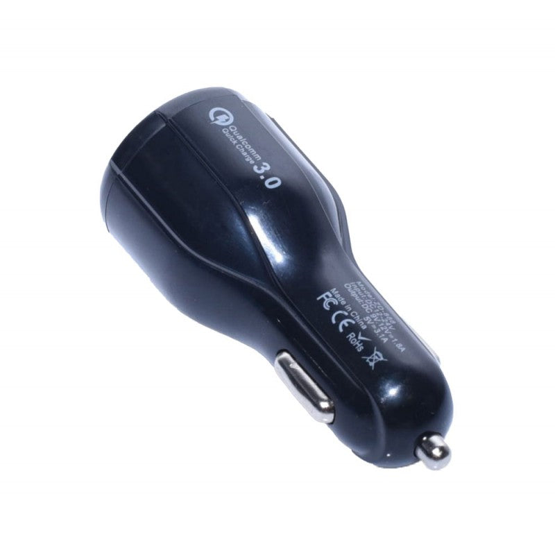 Car Charger 2 X USB 3.0 / D-15, Black