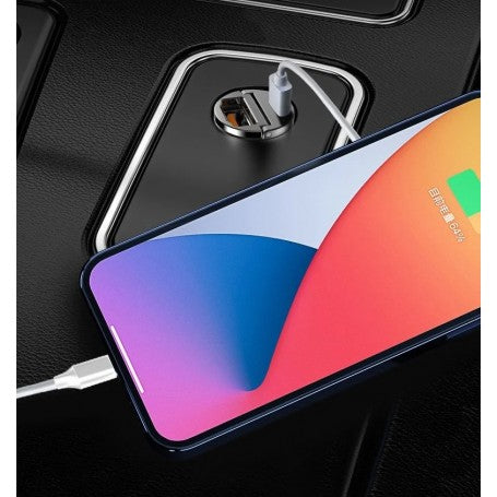 Slim Type C Fast / USB-PD Car Charger - 100W-CC-326