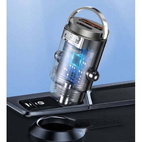 Slim Type C Fast / USB-PD Car Charger - 100W-CC-326