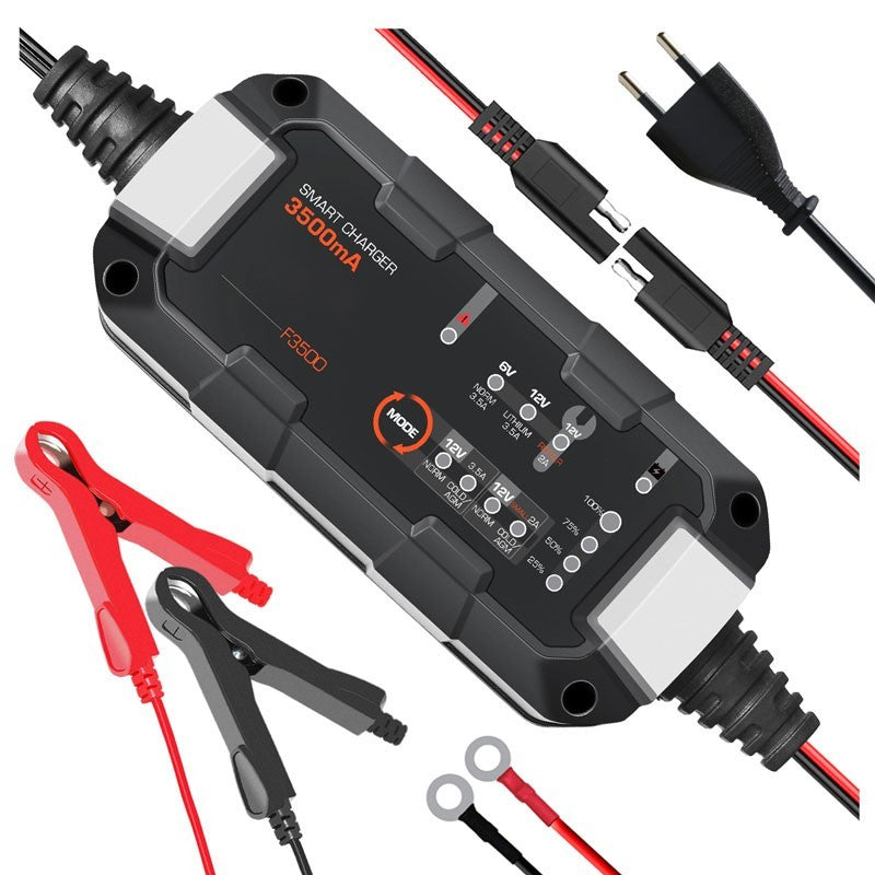 BYGD F3500 Smart Digital Li-ion / Lead-Acid 6V-12V / AGM Battery Charger