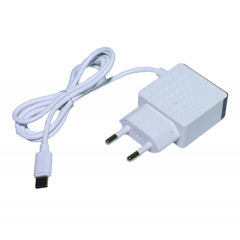 220V Mains Charger - 2 x USB + Type C 3.1A